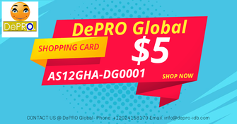 DePRO Global Shopping Card
